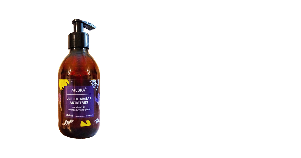 MEBRA  Antistres massage oil with lavender and ylang-ylang oils 300ml